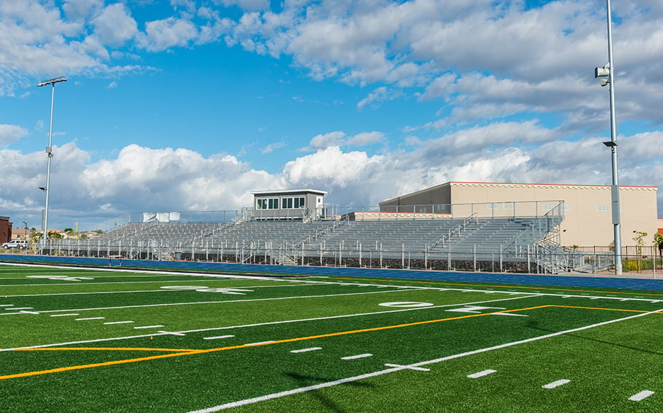 football grandstands