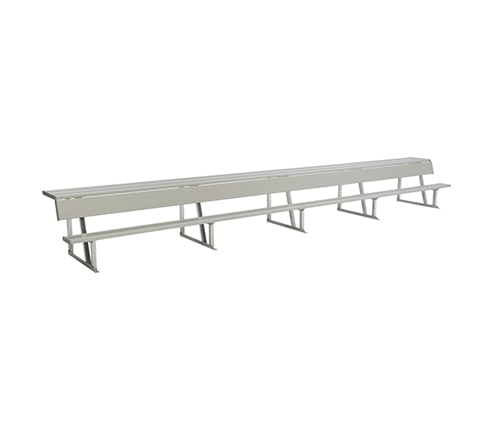 Portable Bench w Backrest & Shelf BE-DGS02400